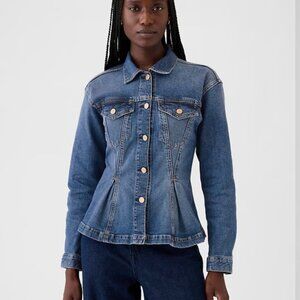 NWT Gap Cinched Denim Jacket Size Small